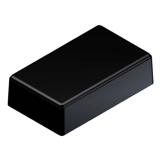 Teko - SOAP 2 series (10012-B.9) - universal enclosure in black (90 x 56 x 22 mm)