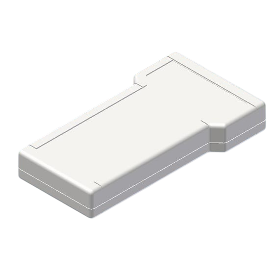 Teko - TBT series (TBT-2.7) - white handheld enclosure (210 x 116 x 31,5 mm)