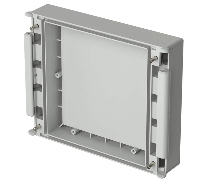 Bopla FR 5000 (79003700) - pokrywa przednia zamknięta, z uszczelką, przykręcana śrubami do obudowy CombiCard 5000-7000 (175 x 146 x 34 mm, 3U 20HP)