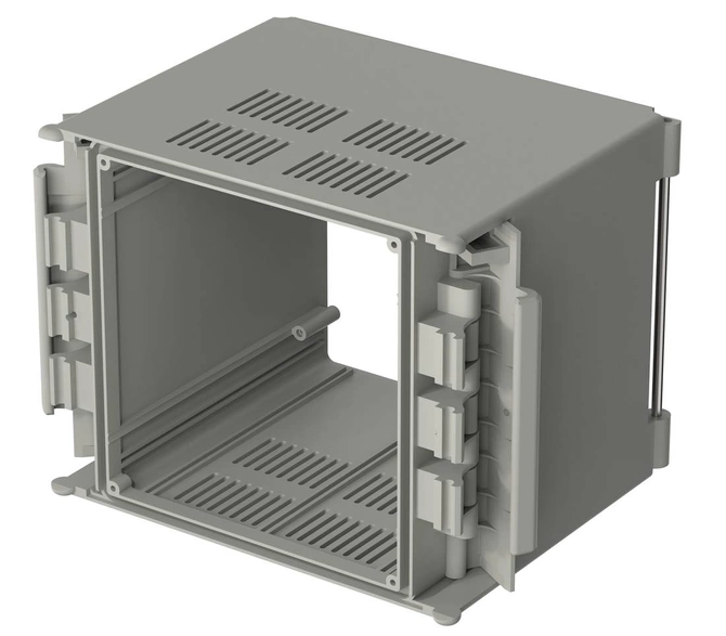 Bopla BC 5000 L-1,5 (79002500) - basic element 1.5 (139.76 mm deep) with air vents CombiCard 5000-7000 enclosure (175 x 146 x 139 mm, 3U 20HP)