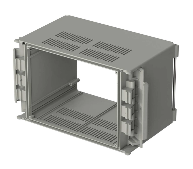Bopla BC 6000 L-1,5 (79002600) - basic element 1.5 (139.76 mm deep) with air vents CombiCard 5000-7000 enclosure (226 x 146 x 139 mm, 3U 30HP)