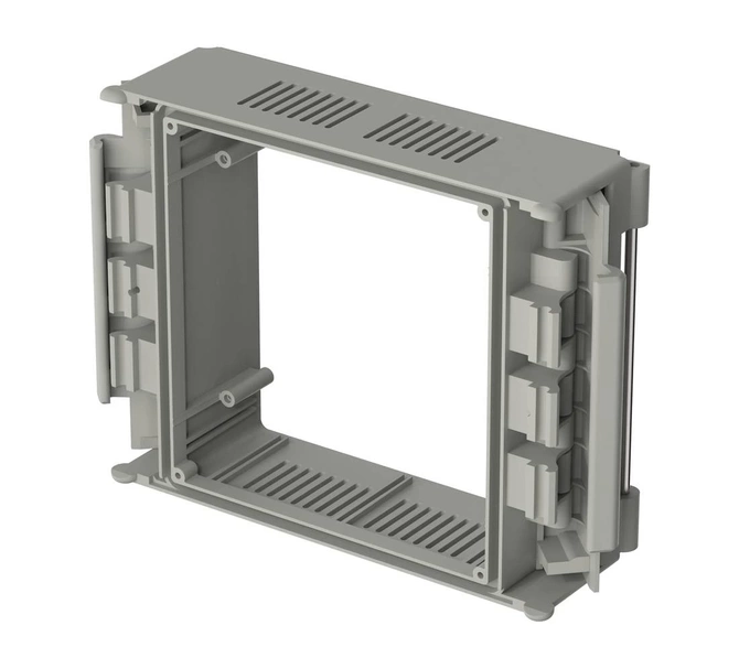 Bopla BC 5000 L-0,5 (79001300) - basic element 0.5 (51.51 mm deep) with air vents CombiCard 5000-7000 enclosure (175 x 146 x 51 mm, 3U 20HP)