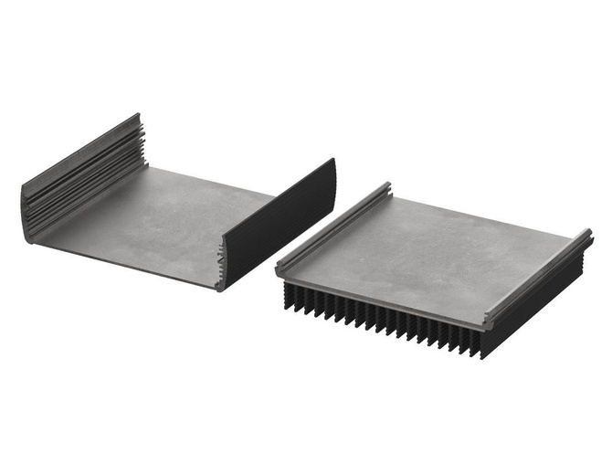 BOPLA ABPH 1600-0150 K (84516150) - aluminium profile, horizontally-divided with radiator (169 x 52 x 150 mm)