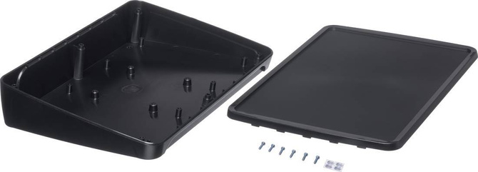 Bopla BOP 10.1 PQ-9005 (35110145) - ABS Touch/operating console enclosure horizontal (285 x 198 x 61.2 mm)
