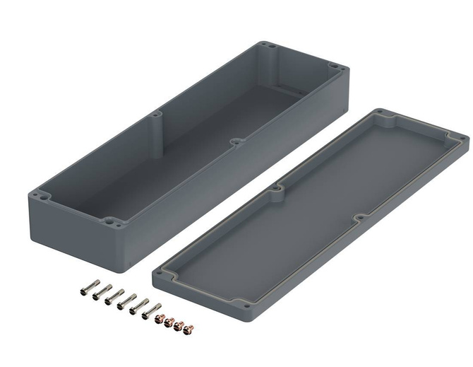 Bopla P 345 (04345000) - polyester enclosure with neoprene gasket (560 x 160 x 91 mm)