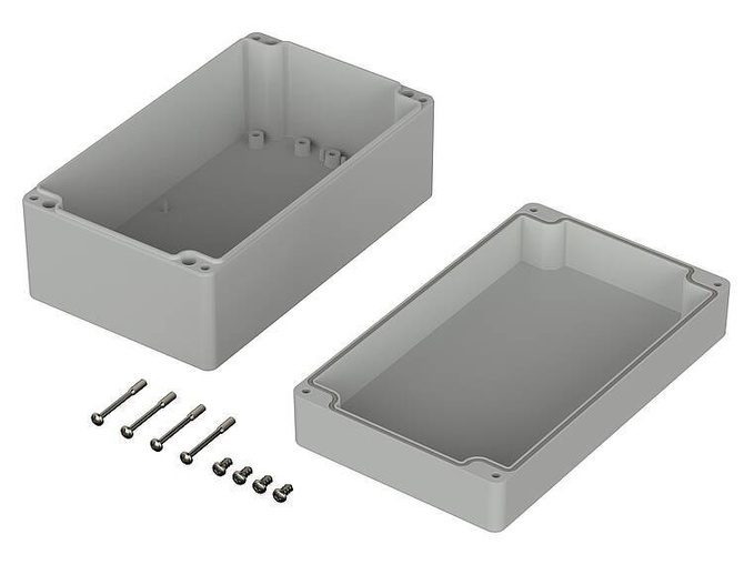 Bopla T 237 (03237000) - obudowa ABS bez wgłębienia w pokrywie (200 x 120 x 90 mm)