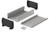 BOPLA ELPH 1050-0200 DW (83056200.S7) - aluminium profile horizontally-divided with wall brackets (106 x 52 x 200 mm)