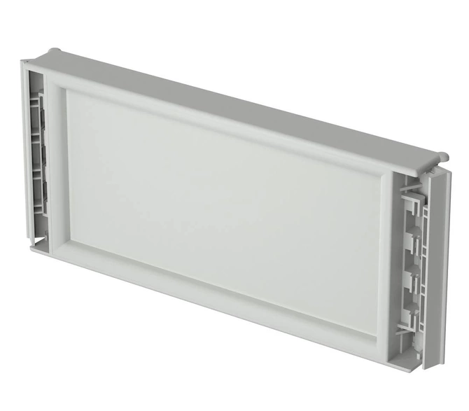 Bopla FR 7000 (79003900) - pokrywa przednia zamknięta, z uszczelką, przykręcana śrubami do obudowy CombiCard 5000-7000 (323 x 146 x 34 mm, 3U 49HP)