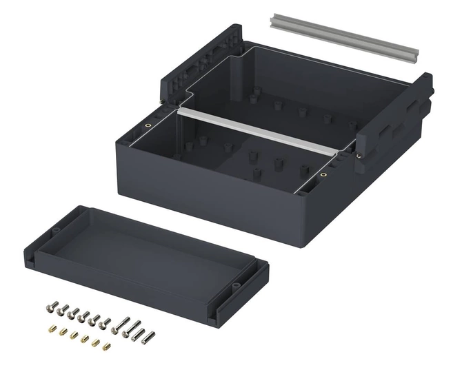 Bopla RD 2000 G-KSC (19231200) - rear lid with large terminal compartment for CombiCard 1000-3000 (184 x 223 x 48 mm)