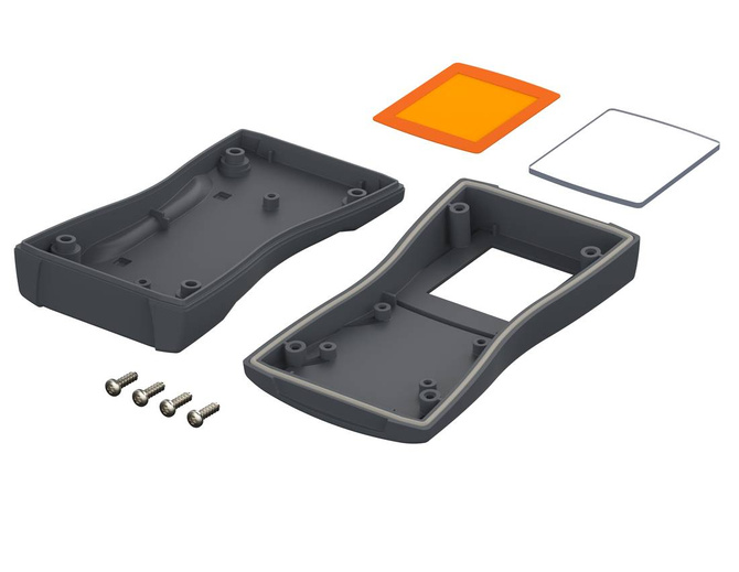 BOPLA BS 402 DIS-7024 (82402224) - ABS enclosure with display screen  (119.3 x 64.9 x 26.5 mm)
