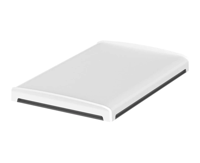 Bopla BOV 2819_ FG 9003 D LL (48438631) - BoVersa translucent plastic lid with full white design cover (275 x 185 x 29 mm)