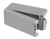 Bopla BA 180809-7035 (00114135) - obudowa aluminiowa bez wgłębienia w pokrywie  z uszczelką neoprenową (199 x 86 x 90 mm)