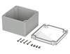 Bopla M 227 G (02227100) - PC enclosure with crystal-clear lid (122 x 120 x 85 mm)