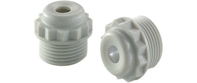 Bopla WN 9 (52020100) - Nyple skrętne Pg WN, polietylen, jasnoszare