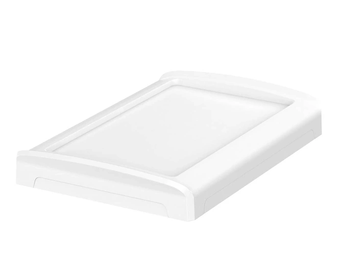 Bopla BOV 1209_ FO 9003 D 9003 (48312233) - biała pokrywa BoVersa z otwartym białym design coverem (125 x 88 x 19 mm)