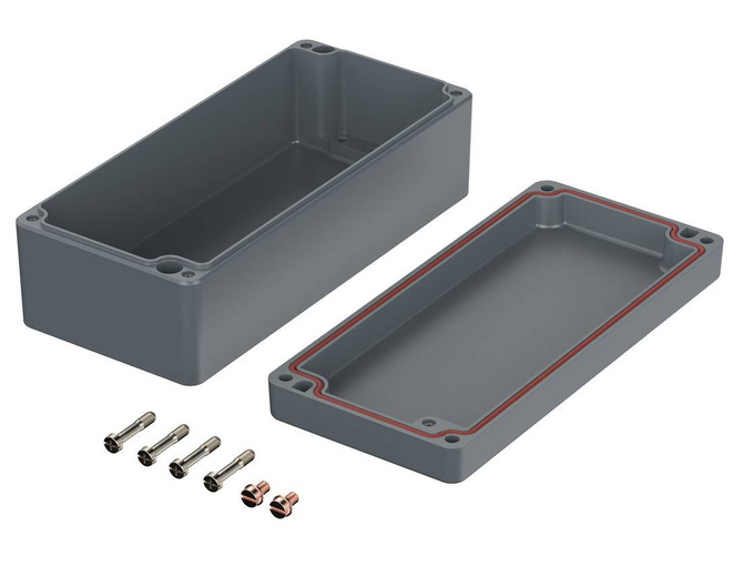Bopla A 115 SIL (01115010) - aluminum enclosure with silicone seal (175 x 80 x 57 mm)