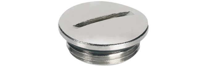 Bopla MBL-EX 16 MS (52015200) - Zaślepki metryczne MBL..MS, mosiężne, niklowane