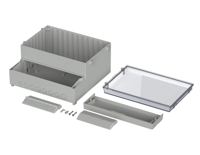 Bopla RCP 3500 (41350109) - RegloCard-Plus enclosure with crystal-clear lid (296 x 281 x 158 mm)