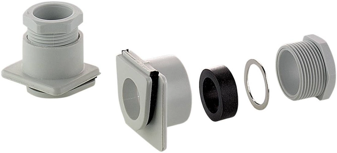 Bopla PST 13 IP (12060600) - Dławnice kablowe wtykowe PST, poliamid, jasnoszary, IP 65