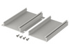 Bopla F 524-100 WL (97253100) - profil aluminiowy półotwarty do montażu naściennego (55,3 x 24,4 x 100 mm)