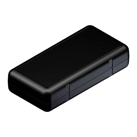 Teko - SOAP-1 series (10008.9) - universal enclosure in black (131 x 65 x 30,5 mm)