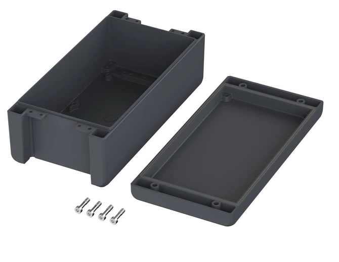 Bopla BA-S 241309 F-7024 (00165234) - enclosure with membrane lid, screwed (259 x 128 x 90 mm)