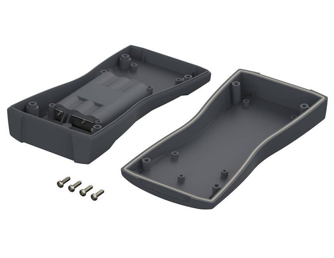 BOPLA BS 604 F-7024 (82604124) - obudowa z ABS z pojemnikiem na baterie (159,4 x 77,9 x 33,5 mm)