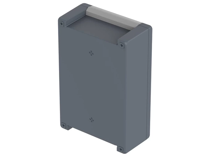 Bopla BA 342412 F-7024 (00127544) - obudowa aluminiowa z wgłębieniem w pokrywie z uszczelką neoprenową (363 x 242 x 120 mm)