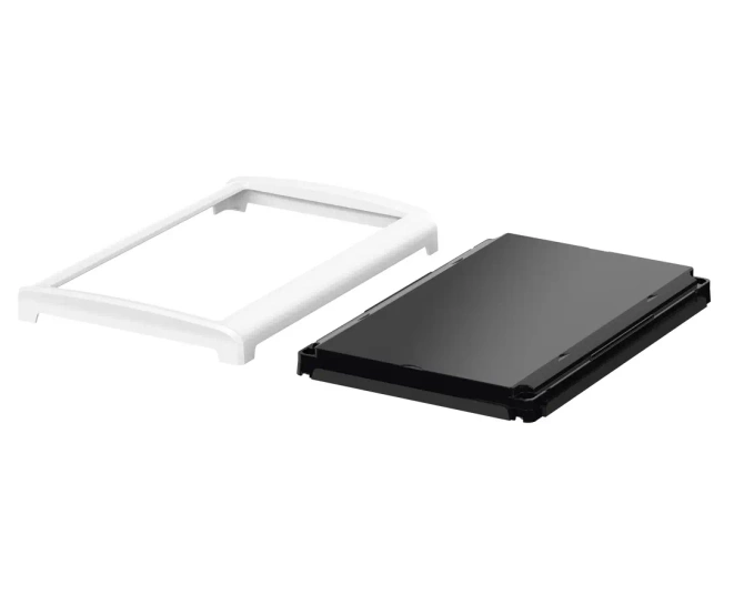 Bopla BOV 2114 FO-9003 - OT-9005-SILC (48316435.SILC) - black BoVersa plastic lid with open white design cover with silicone seal (210 x 140 x 24 mm)