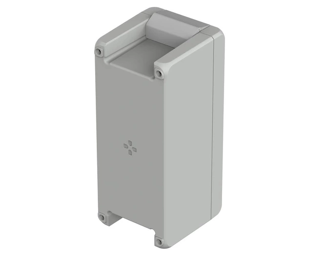 Bopla BA 180809 F SIL-7035 (00124135.SIL) - aluminum enclosure with a recess in the cover and silicone lid seal (199 x 86 x 90 mm)