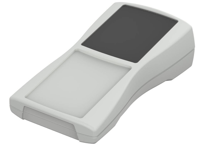BOPLA BS 402 DIS-7035 (82402235) - ABS enclosure with display screen (119.3 x 64.9 x 26.5 mm)
