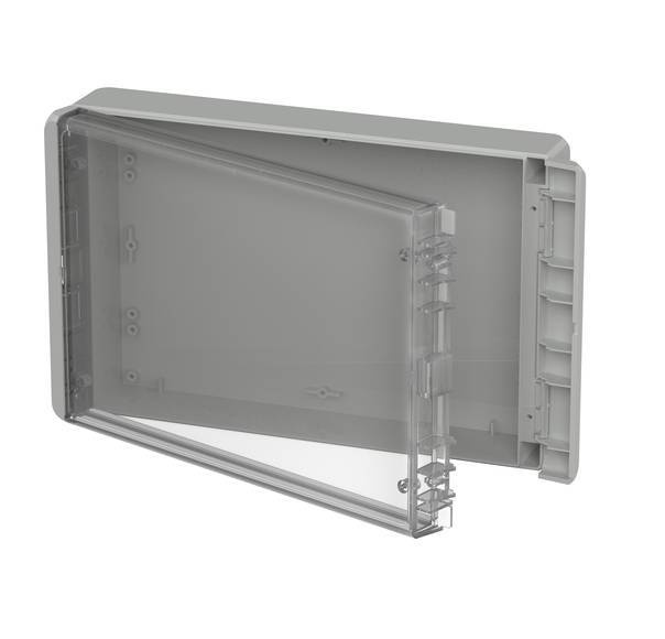Bopla B 261706 PC-V0-G 7035 (96026325) - obudowa uniwersalna z przezroczystą pokrywą (271 x 170 x 60 mm)