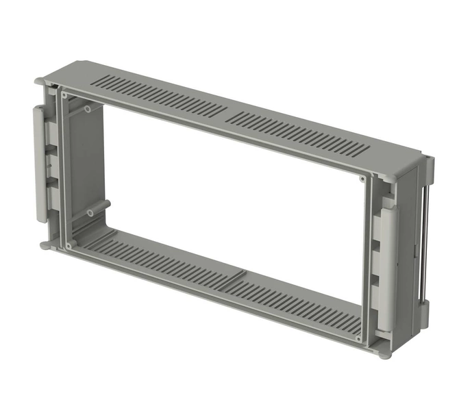 Bopla BC 7000 L-0,5 (79001500) - basic element 0.5 (51.51 mm deep) with air vents CombiCard 5000-7000 enclosure (323 x 146 x 51 mm, 3U 49HP)