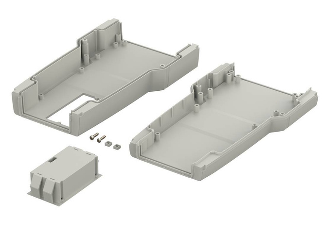 Bopla ART 655 F with BE 30 (34165581) - enclosure with membrene keypad area and battery compartment(204 x 110 x 41 mm)