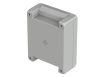 Bopla BA 141306 F-7035 (00123225) - aluminum enclosure with a recess in the cover and neoprene seal (159 x 128 x 60 mm)