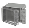 Bopla B 100809 PC-V0-G 7035 (96022135) - universal enclosure with crystal-clear lid (113 x 80 x 90 mm)