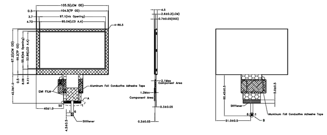Powertip PH480272T009-IHC07 - CTP display