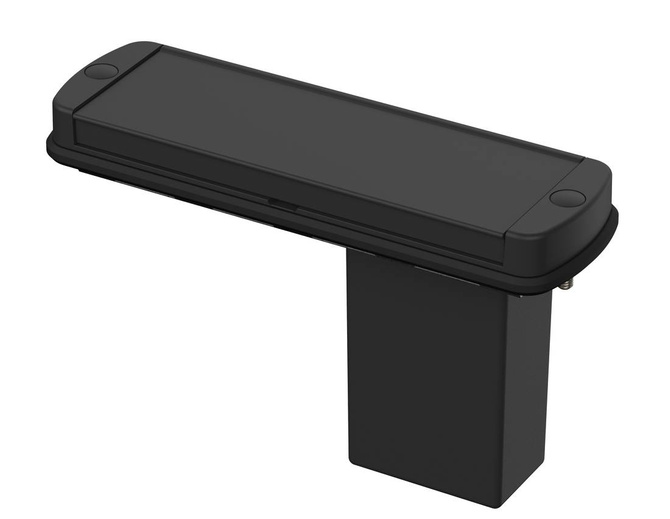 BOPLA ABM 1000 SAL BE (84104100) - mounting lid with hinged aluminium flap and compartment for 9V block battery for AB 1000