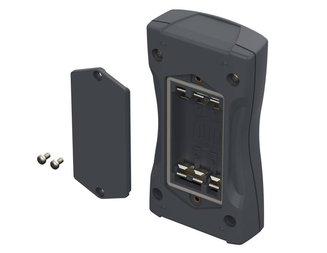 BOPLA BS 404 F-7024 (82404124) - ABS enclosure with battery compartment (119.3 x 64.9 x 26.5 mm)