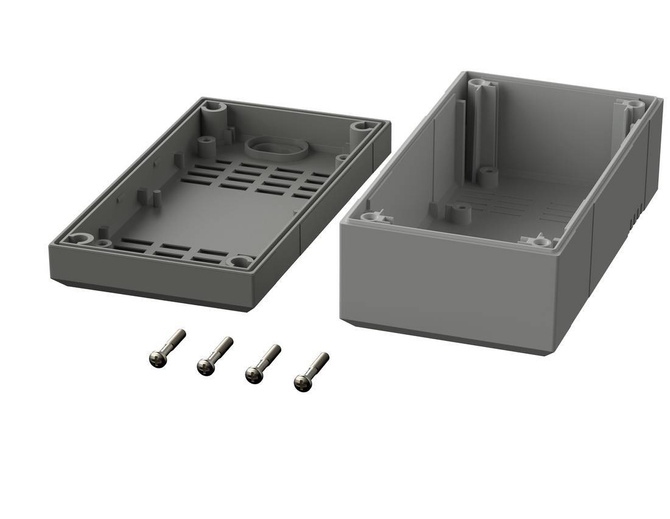 Bopla EG 1250 L (32125012) - Elegant enclosure with air vents (125 x 67 x 50 mm)