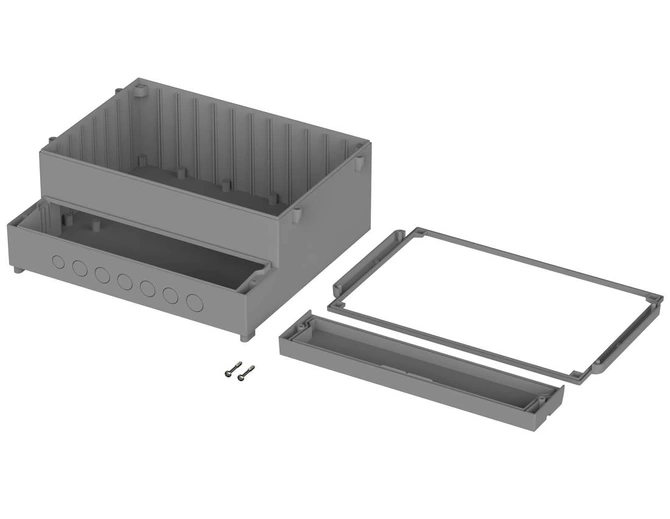 Bopla RCP 310 (41310009) - RegloCard-Plus enclosure with clip-on covering frame (296 x 261 x 110.5 mm)