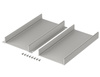 Bopla F 1048-220 WL (97218220) - aluminium profile with wall brackets (105 x 48 x 220 mm)