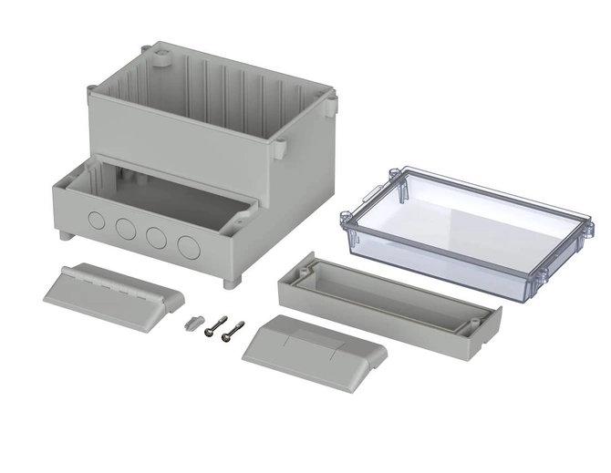 Bopla RCPM 1700 (41171109) - RegloCard-Plus enclosure with crystal-clear lid (166 x 161 x 121 mm)