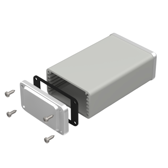 Teko - seria Minitekal (MTK465.1) - profil aluminiowy zamknięty (68 x 43 x 23 mm)