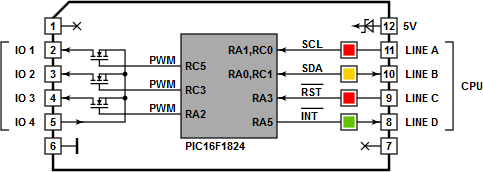 Tibbo Tibbit Block #17 - moduł wyjściowy