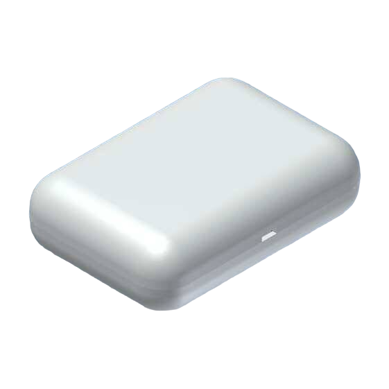 Teko - SOAP-1 series (10007.5) - universal enclosure in light gray (80 x 56 x 24,5 mm)