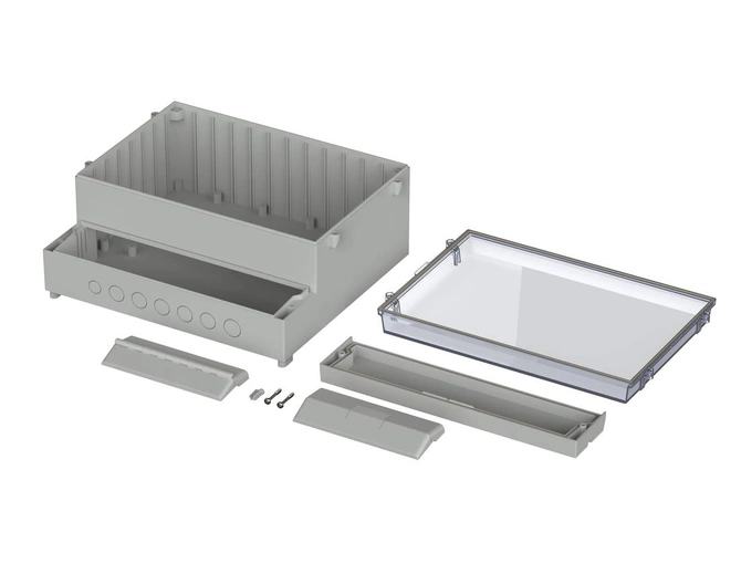 Bopla RCPM 3100 (41311109) - obudowa RegloCard-Plus z panelem przezroczystym (296 x 261 x 132,5 mm)