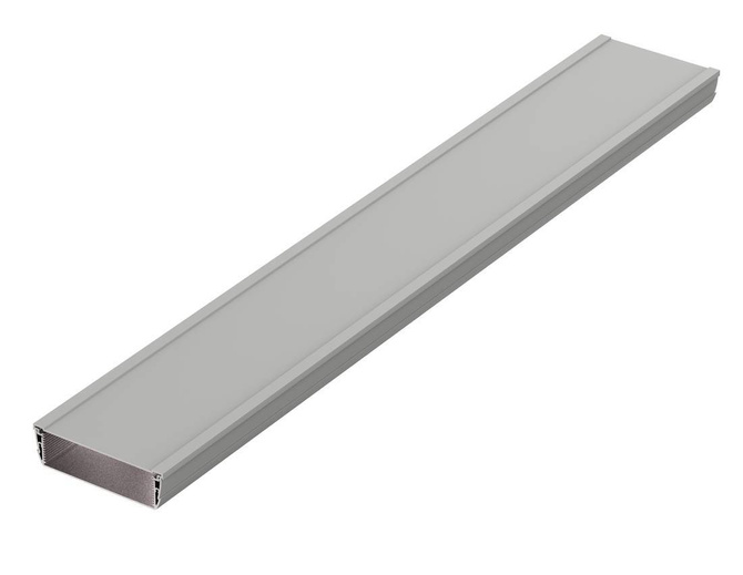Bopla ASPH 1540-1000 9006 (94251000) - asymetryczny profil aluminiowy półotwarty (154 x 44 x 1000 mm)