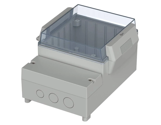 Bopla RCPM 1300 (41131109) - RegloCard-Plus enclosure with crystal-clear lid (131 x 186 x 103 mm)