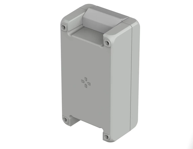 Bopla BA 140806 F SIL-7035 (00123125.SIL) - aluminum enclosure with a recess in the cover and silicone lid seal (159 x 86 x 60 mm)